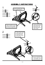 Preview for 6 page of Furniture of America CM3219SC-2PK Assembly Instructions Manual