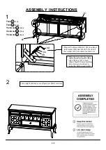 Preview for 6 page of Furniture of America CM3219SV Assembly Instructions Manual