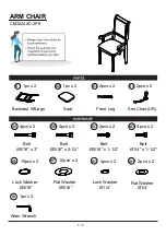 Preview for 5 page of Furniture of America CM3224AC-2PK Assembly Instructions Manual