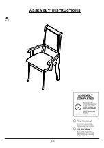 Preview for 9 page of Furniture of America CM3224AC-2PK Assembly Instructions Manual