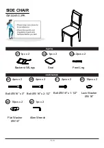 Preview for 5 page of Furniture of America CM3224SC-2PK Assembly Instructions Manual