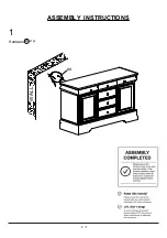 Предварительный просмотр 6 страницы Furniture of America CM3224SV Assembly Instructions Manual