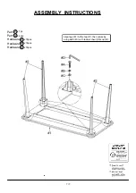 Preview for 7 page of Furniture of America CM3286 Assembly Instructions Manual