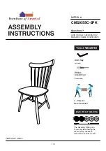 Preview for 1 page of Furniture of America CM3305SC-2PK Assembly Instructions Manual