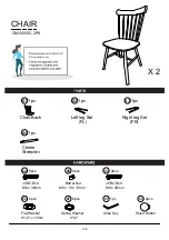 Preview for 5 page of Furniture of America CM3305SC-2PK Assembly Instructions Manual