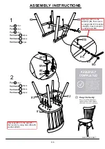 Preview for 6 page of Furniture of America CM3305SC-2PK Assembly Instructions Manual