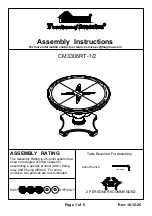 Furniture of America CM3306RT-1/2 Assembly Instructions preview