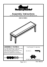 Furniture of America CM3310BN Assembly Instructions preview