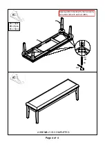 Preview for 4 page of Furniture of America CM3310BN Assembly Instructions