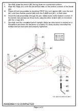 Preview for 4 page of Furniture of America CM3311BN Assembly Instructions