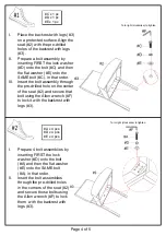 Preview for 4 page of Furniture of America CM3311SC-2PK Assembly Instructions