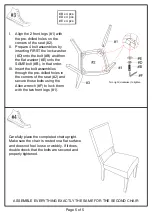 Preview for 5 page of Furniture of America CM3311SC-2PK Assembly Instructions