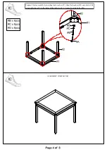 Preview for 4 page of Furniture of America CM3314PT-5K Assembly Instructions Manual