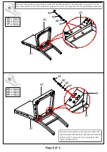 Preview for 6 page of Furniture of America CM3314PT-5K Assembly Instructions Manual