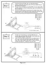 Preview for 4 page of Furniture of America CM3318PC-2PK Assembly Instructions