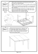 Preview for 4 page of Furniture of America CM3318PT Assembly Instructions