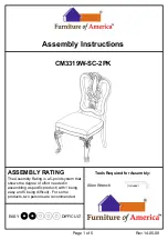 Furniture of America CM3319W-SC-2PK Assembly Instructions preview