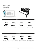 Предварительный просмотр 5 страницы Furniture of America CM3324BK-BN Assembly Instructions Manual