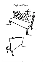 Предварительный просмотр 6 страницы Furniture of America CM3324BK-BN Assembly Instructions Manual