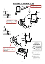 Предварительный просмотр 7 страницы Furniture of America CM3324BK-BN Assembly Instructions Manual