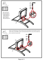 Предварительный просмотр 4 страницы Furniture of America CM3324PC-2PK Assembly Instructions