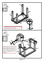 Preview for 4 page of Furniture of America CM3324PT/BT Assembly Instructions