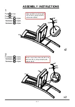 Preview for 6 page of Furniture of America CM3325PC-2PK Assembly Instructions Manual