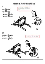 Preview for 6 page of Furniture of America CM3326SC-2PK Assembly Instructions Manual