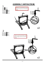 Preview for 6 page of Furniture of America CM3328SC-2PK Assembly Instructions Manual