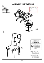 Preview for 7 page of Furniture of America CM3328SC-2PK Assembly Instructions Manual