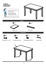 Preview for 5 page of Furniture of America CM3328T Assembly Instructions Manual