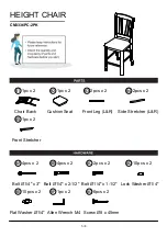 Preview for 5 page of Furniture of America CM3336PC-2PK Assembly Instructions Manual