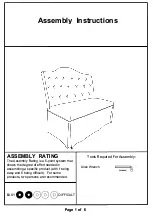 Furniture of America CM3342SC Assembly Instructions Manual preview