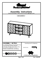 Furniture of America CM3346SV Assembly Instructions preview