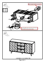 Preview for 4 page of Furniture of America CM3346SV Assembly Instructions