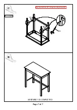 Preview for 7 page of Furniture of America CM3347PT-3PK Assembly Instructions Manual