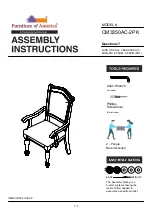 Furniture of America CM3350AC-2PK Assembly Instructions Manual preview