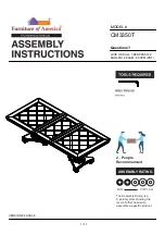 Furniture of America CM3350GYT Assembly Instructions Manual preview