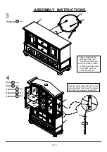 Preview for 9 page of Furniture of America CM3350HB Assembly Instructions Manual