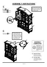 Preview for 10 page of Furniture of America CM3350HB Assembly Instructions Manual