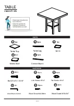 Preview for 5 page of Furniture of America CM3351PT-5PK Assembly Instructions Manual