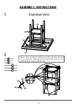 Preview for 6 page of Furniture of America CM3351PT-5PK Assembly Instructions Manual