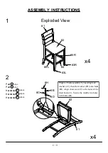 Preview for 9 page of Furniture of America CM3351PT-5PK Assembly Instructions Manual