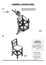 Preview for 11 page of Furniture of America CM3351PT-5PK Assembly Instructions Manual