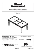 Furniture of America CM3352T Assembly Instructions preview