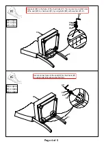 Preview for 4 page of Furniture of America CM3376SC-2PK Assembly Instructions