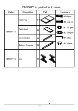 Предварительный просмотр 6 страницы Furniture of America CM3387T Assembly Instructions Manual