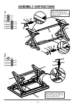 Предварительный просмотр 7 страницы Furniture of America CM3387T Assembly Instructions Manual