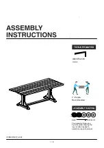 Furniture of America CM3389T Assembly Instructions Manual preview