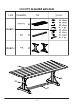 Preview for 6 page of Furniture of America CM3389T Assembly Instructions Manual